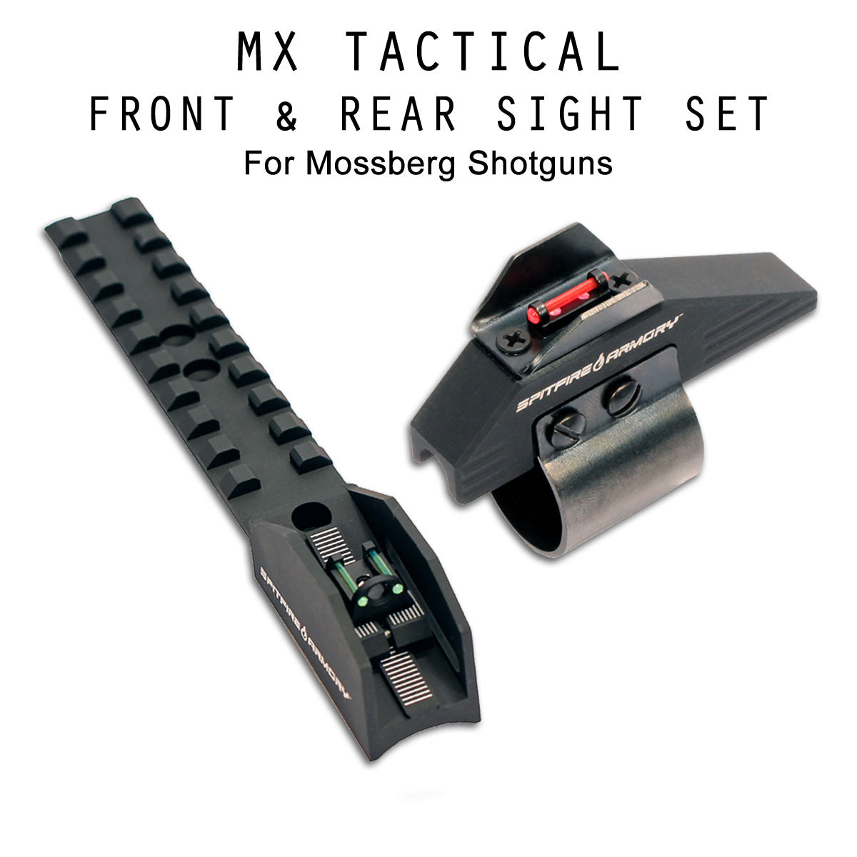 MX Tactical Front & Rear Sight Set