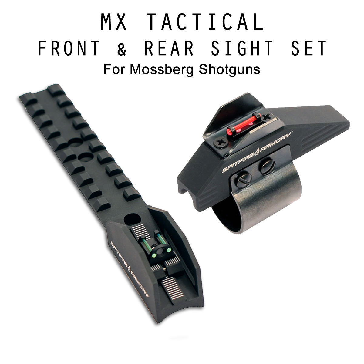 MX Tactical Front & Rear Sight Set