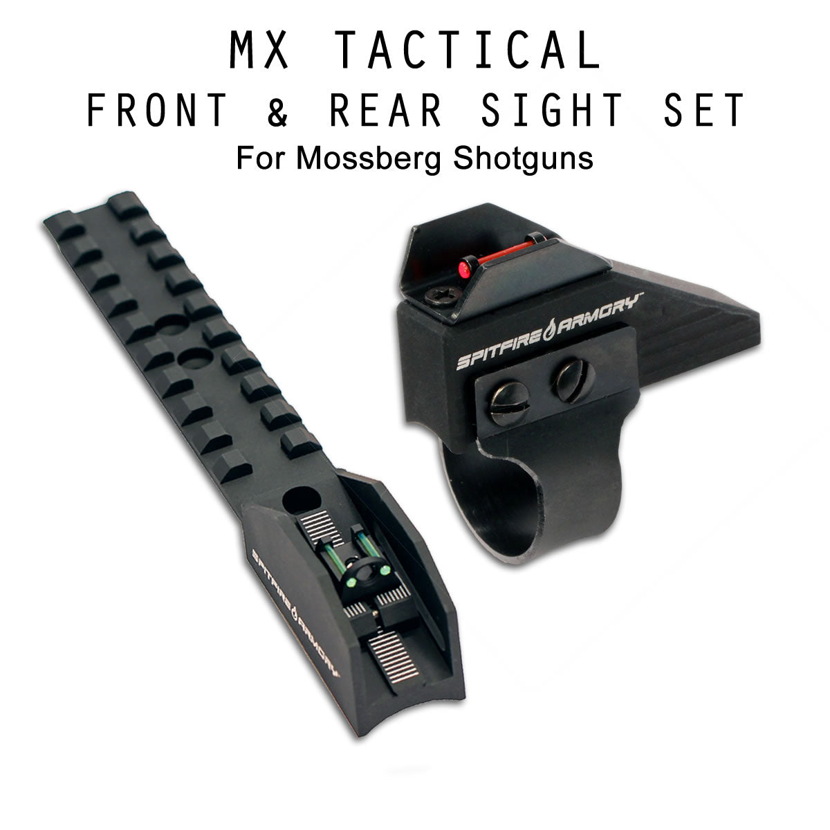 MX Tactical Front & Rear Sight Set